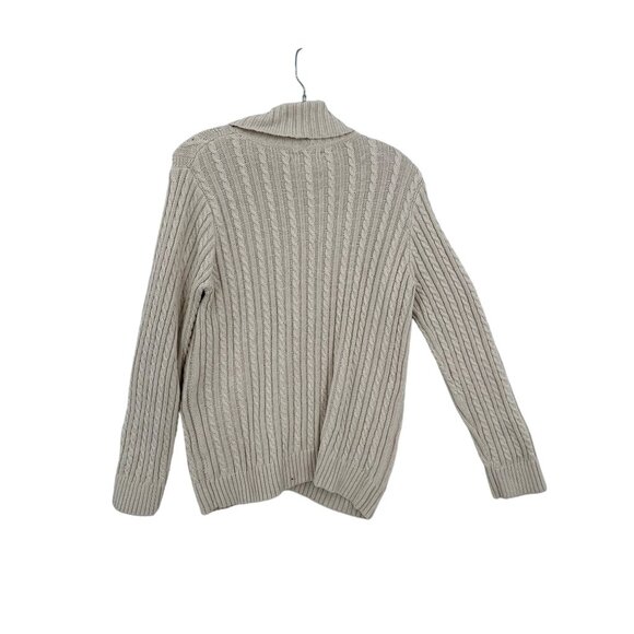 Croft & Barrow Cable Knit Sweater Womens Size L‎ Cabincore Cozycore Gorpcore - Picture 1 of 11
